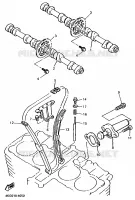 ARBRE A CAMES / CHAINE DE DISTRIBUTION pour Yamaha XJR1200SP de 1998