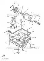 FILTRE A HUILE pour Yamaha XJR1200SP de 1998