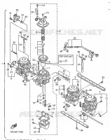CARBURATEUR pour Yamaha XJR1200SP de 1998