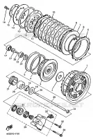 EMBRAYAGE DE DEMARREUR pour Yamaha XJR1200SP de 1998
