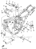 CADRE pour Yamaha XJR1200SP de 1998