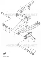 BRAS ARRIERE pour Yamaha XJR1200SP de 1998
