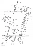 DIRECTION pour Yamaha XJR1200SP de 1998
