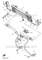 RADIATEUR D'HUILE / ECHANGEUR pour Yamaha XJR1200SP de 1998