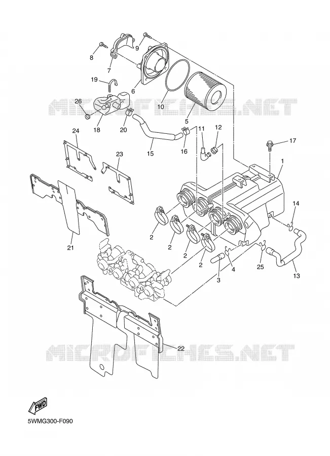 ADMISSION Yamaha MOTO 1300 2007 XJR  XJR1300
