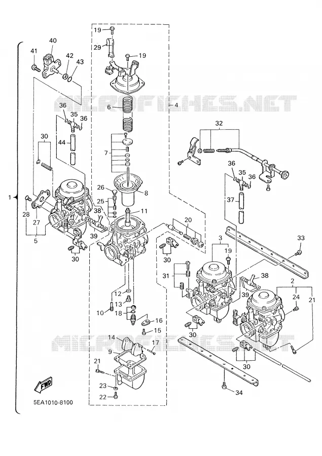 CARBURATEUR Yamaha MOTO 1300 2000 XJR  XJR1300SP