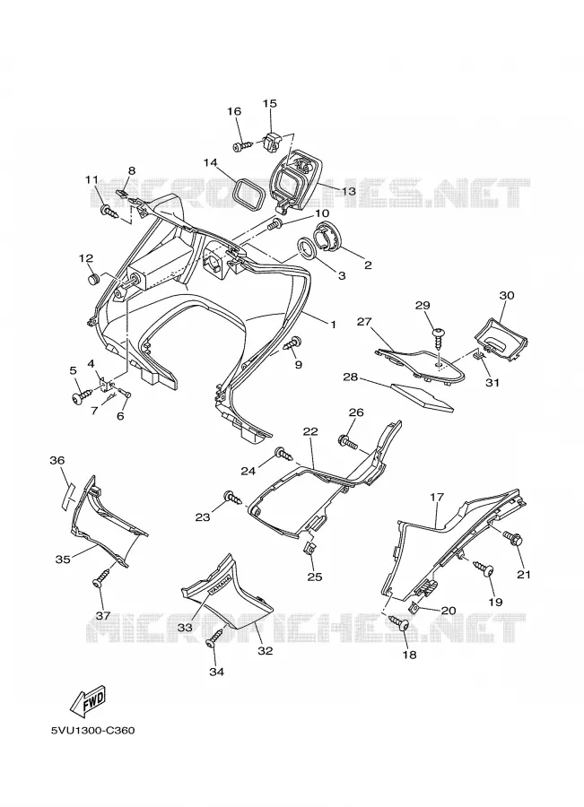 PROTEGE JAMBES Yamaha SCOOTER 500 2005 TMAX  XP500