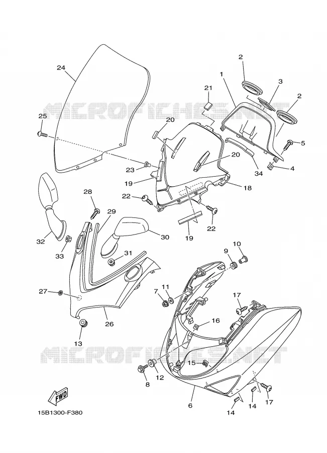 PROTEGE JAMBES Yamaha SCOOTER 500 2007 TMAX  XP500W