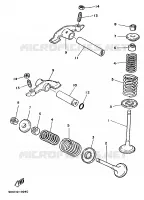SOUPAPE pour Yamaha XT125 de 1988