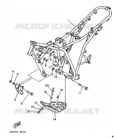 CADRE pour Yamaha XT125 de 1988
