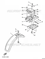 GARDE BOUE pour Yamaha XT125 de 1988