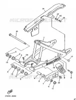 BRAS ARRIERE pour Yamaha XT125 de 1988