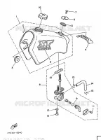 RESERVOIR A ESSENCE pour Yamaha XT125 de 1988