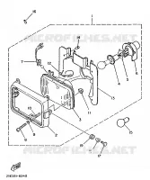 PHARE  pour Yamaha XT125 de 1988