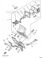 FEU ARRIERE pour Yamaha XT125 de 1988