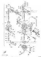 CARBURATEUR   CANADA / OCEANIE pour Yamaha XT350H de 1996