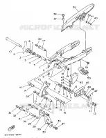 BRAS ARRIERE pour Yamaha XT350H de 1996