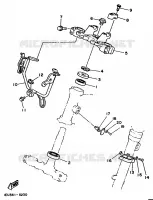 DIRECTION   OCEANIE pour Yamaha XT350H de 1996