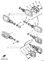 CLIGNOTANT   OCEANIE pour Yamaha XT350H de 1996