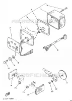 FEU ARRIERE   USA / CANADA pour Yamaha XT350H de 1996