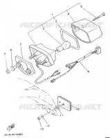 FEU ARRIERE   OCEANIE pour Yamaha XT350H de 1996
