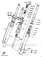 FOURCHE pour Yamaha XT350H de 1987