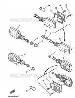 CLIGNOTANT pour Yamaha XT350H de 1987