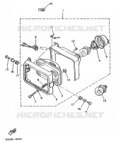 PHARE  pour Yamaha XT350H de 1987