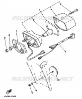 FEU ARRIERE pour Yamaha XT350H de 1987