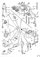 PARTIE ELECTRIQUE 1 pour Yamaha XT350H de 1987