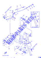 SUPPORT / REPOSE PIEDS pour Yamaha XT350HC de 1996