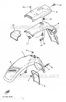 GARDE BOUE pour Yamaha XT350N (13KW) de 1986