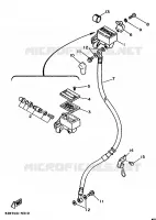 MAITRE CYLINDRE AVANT pour Yamaha XT350N (13KW) de 1986