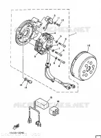 ALLUMAGE pour Yamaha XT350N (13KW) de 1986