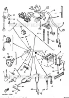 PARTIE ELECTRIQUE 1 pour Yamaha XT350N (13KW) de 1986