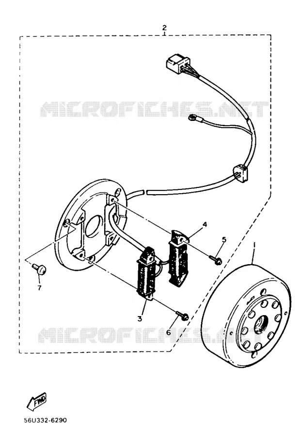 ALLUMAGE Yamaha MOTO 500 1986 XT  XT500