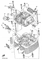 CULASSE pour Yamaha XT600E de 1997