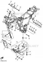 CADRE pour Yamaha XT600E de 1997