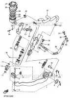 MAITRE CYLINDRE DE FREIN ARRIERE pour Yamaha XT600E de 1997