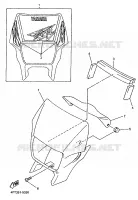 CARENAGES 1  pour Yamaha XT600E de 1997
