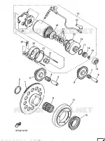 EMBRAYAGE DE DEMARREUR pour Yamaha XT600E de 1997