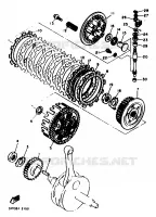 EMBRAYAGE DE DEMARREUR pour Yamaha XT600E de 1997