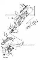 ECHAPPEMENT pour Yamaha XT600E de 1998