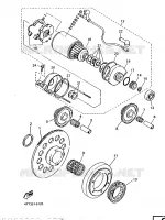 EMBRAYAGE DE DEMARREUR pour Yamaha XT600E de 1998