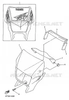 CARENAGES 1  pour Yamaha XT600E de 1998