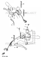 COMMODO / LEVIER pour Yamaha XT600E de 1998
