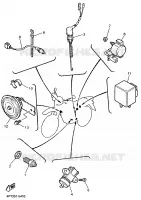 PARTIE ELECTRIQUE 2 pour Yamaha XT600E de 1998