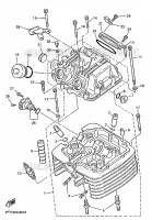 CULASSE pour Yamaha XT600E de 1998