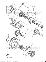 EMBRAYAGE DE DEMARREUR pour Yamaha XT600E de 1998
