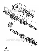 TRANSMISSION pour Yamaha XT600E de 1998